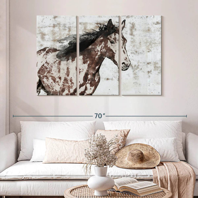 Winner Horse, 28" H x 45" W