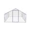 XPT035 Poulailler extérieur en métal grand espace 20 * 10 * 6 pi 3 unités pour une utilisation en extérieur à la ferme