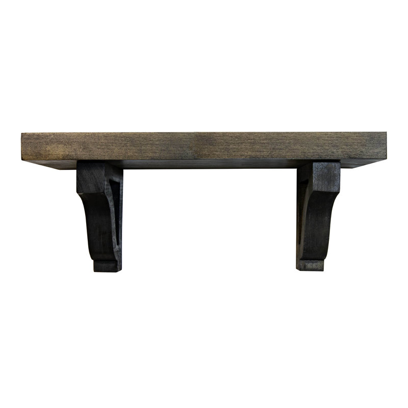 2" Shelves/W Corbels, 11" H x 12" W x 8" D