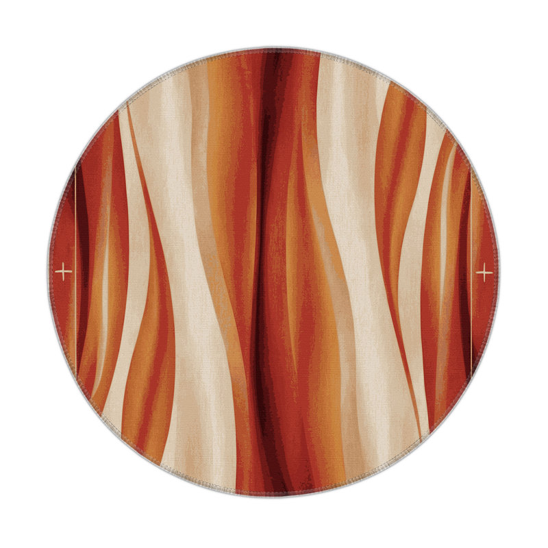 Mirage Rapture Indoor And Outdoor Area Rug, Round 5'
