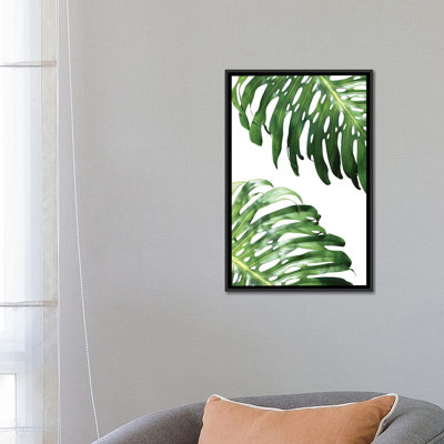 «Double Philodendron», reproduction d'impression sur toile