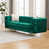 Velours vert sélectionné
