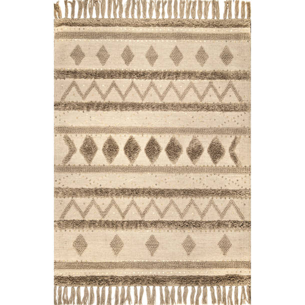 Arvin Olano X Rugs Usa Chandy Textured Wool Ivory Area Rug & Reviews 