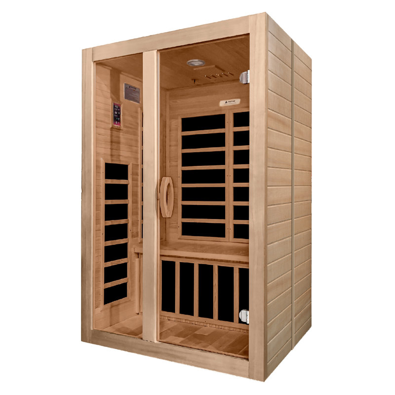 Dynamic Infrared Santiago 2 - Person FAR Infrared Sauna in Hemlock