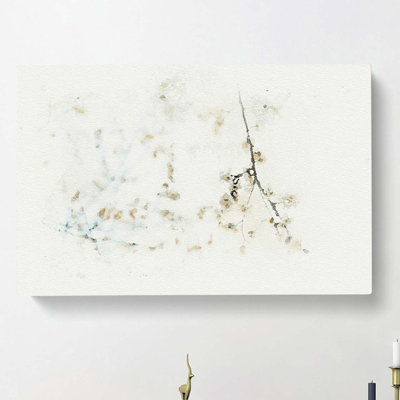 Branches Of A Blossom Tree In Abstract - Wrapped Canvas