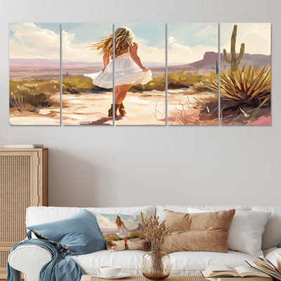 Cowboy Trip in the Texas Chihuahuan Desert - Cowgirls Wall Art Living Room, ensemble