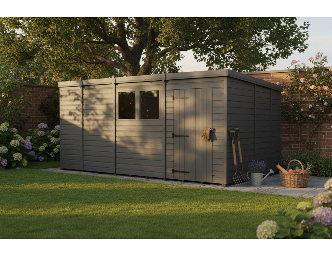 13x10 Pent Composite Shed