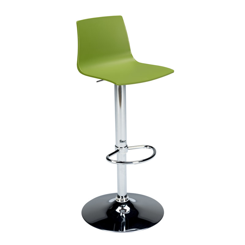 Imola Adjustable Height Bar Stool, Green