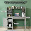 Bureau de bureau robuste avec construction stable