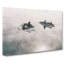 Swimming Dolphins - Wrapped Canvas-61837947