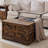 Coffee Table with Storage, Farmhouse Square Storage Coffee Table with Hinged Lift Top, Square Wood Center Table, Cocktail Table with Large Hidden Storage Compartment for Living Room-2101435721-2112243936