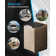 17.6lbs Full-Automatic Washing Machine,  2-in-1 Portable Washer-Dryer(1.7 Cu Ft Portable Washer) With Drain Pump, 10 Wash Programs 8 Water Levels, Compact Mini Washer And Spin-dryer Combo For Dorms, Apartment, RV (Brown)