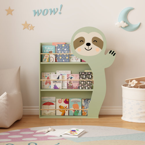 Bibliothèque pour enfants 39,4 "Whimsical Sloth Silhouette