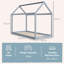 Malton Wooden Single Bed Frame with Tree House Style-1052903267