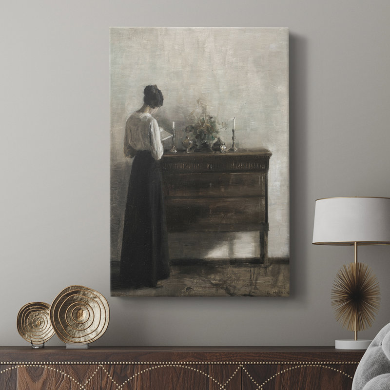 Impression de portrait rétro Cxxv - galerie enveloppée de cavas, H 60 po x l 40 po