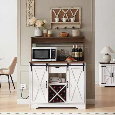 Vehorn 39.37 " L Bar Cabinet