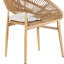 Rustic-Modern Outdoor Wicker Dining Chair Set with Funnel Design-1136671172