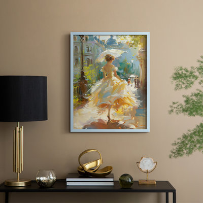 «WOMEN Series DCCCLVI», reproduction encadrée - bois massif