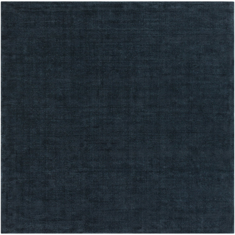 Crowe Wool Dark Blue Area Rug
