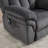 46.1" W Chenille Power Recliner with Massage and Heat -1196712982