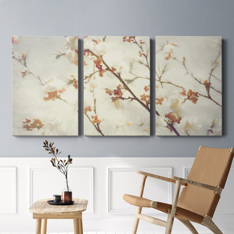 " Springly " 3 - Pieces, 48" H x 96" W x 1" D