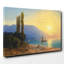Sunset over Yalta by Ivan Aivazovsky - Wrapped Canvas-19067059