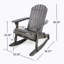 Chaise longue d'extérieur en bois Amyrion
