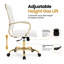 Fauteuil de bureau pivotant en cuir Naudain-53751974-132200683