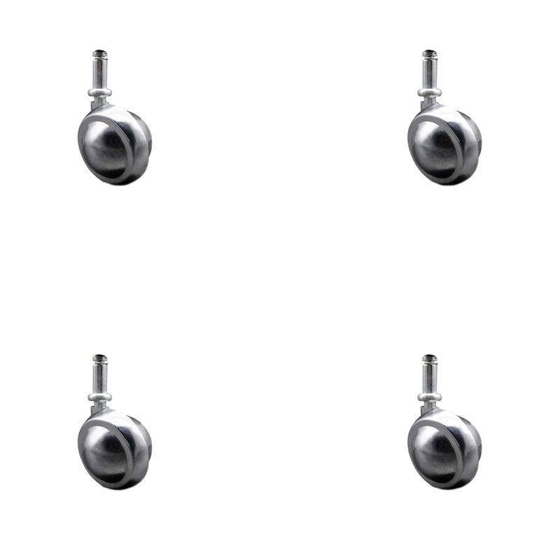 Chrome Ball Caster with Grip Ring Stem
