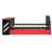 Full Size Wood Daybed with Twin Size Trundle,Desk and USB,Red-117580732
