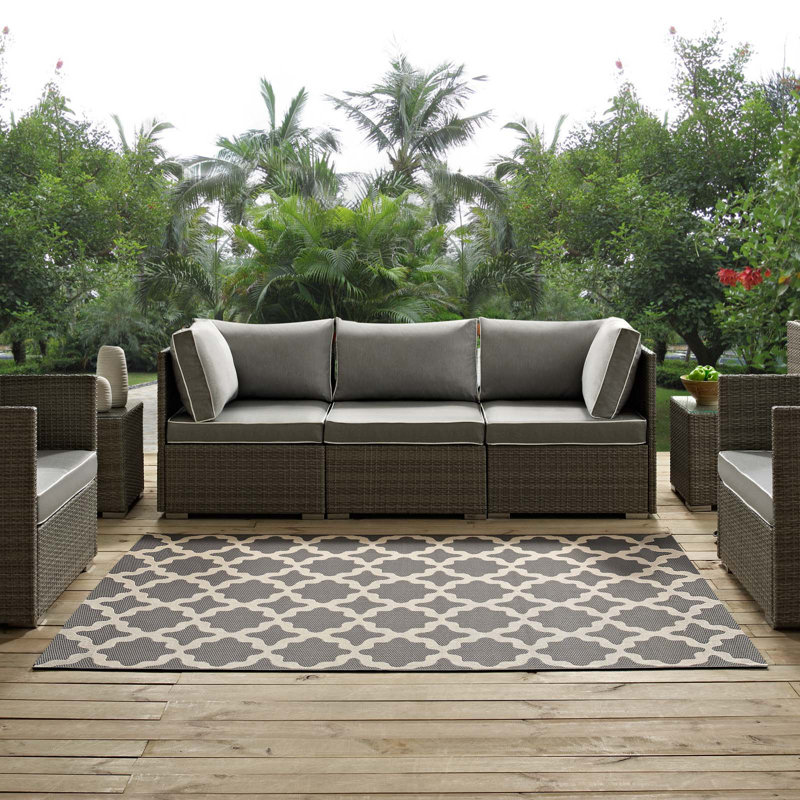 Tapis intérieur et extérieur Modway Cerelia, Rectangle 9 pi x 12 pi