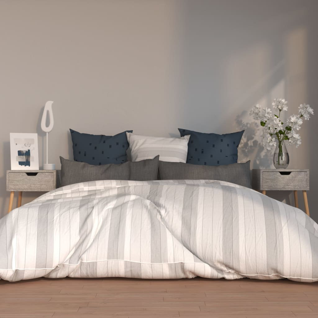 Bedside Cabinets 2 pcs 40x40x56 cm Engineered Wood