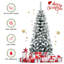 Arbre de Noël enneigé 4,5 pi