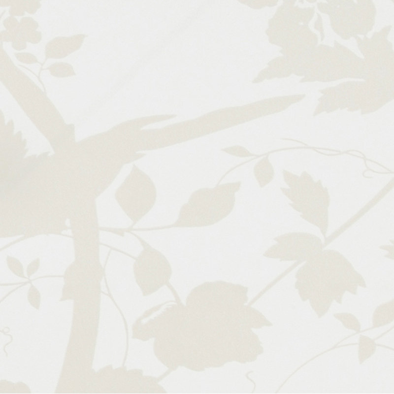 Laura Ashley Oriental Blossom Wallpaper Roll, White