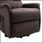 Fauteuil inclinable électrique pour personnes âgées, confortable et sécuritaire avec télécommande et poches latérales-1642593090