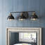 Kyoto 3 Light Seeded Dimmable Vanity Light