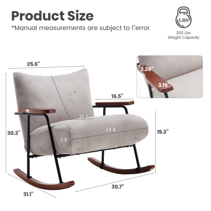 Fauteuil à bascule Modern