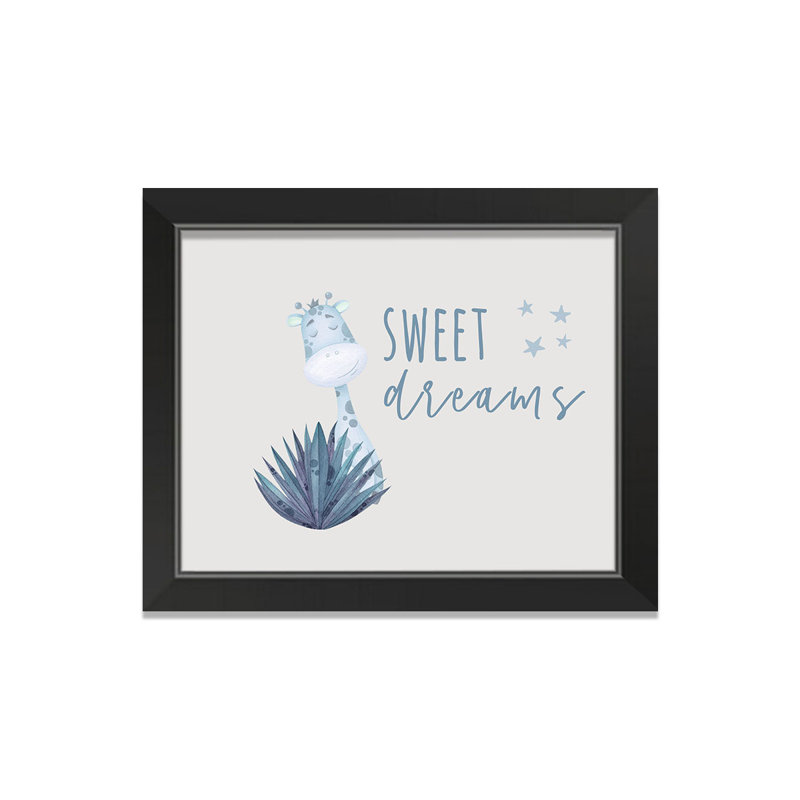 «Sweet Dreams», art encadré, H 14 po x l 11 po x P 1 po