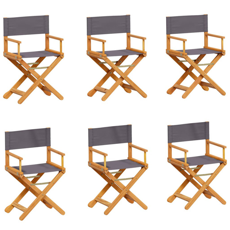 Buran Patio Dining Accent Chair, Dark grey