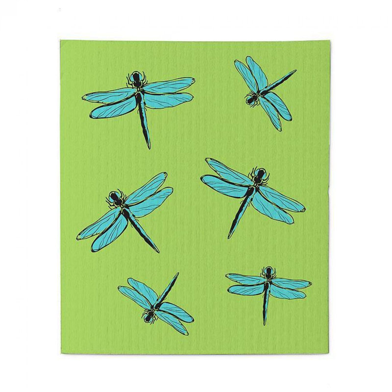 Ensemble de 2 lavettes Dragonflies
