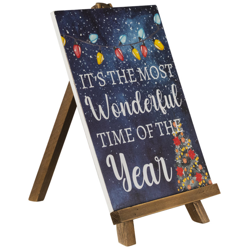 C'est le signe de Noël le plus merveilleux de l'année - 9,25 po