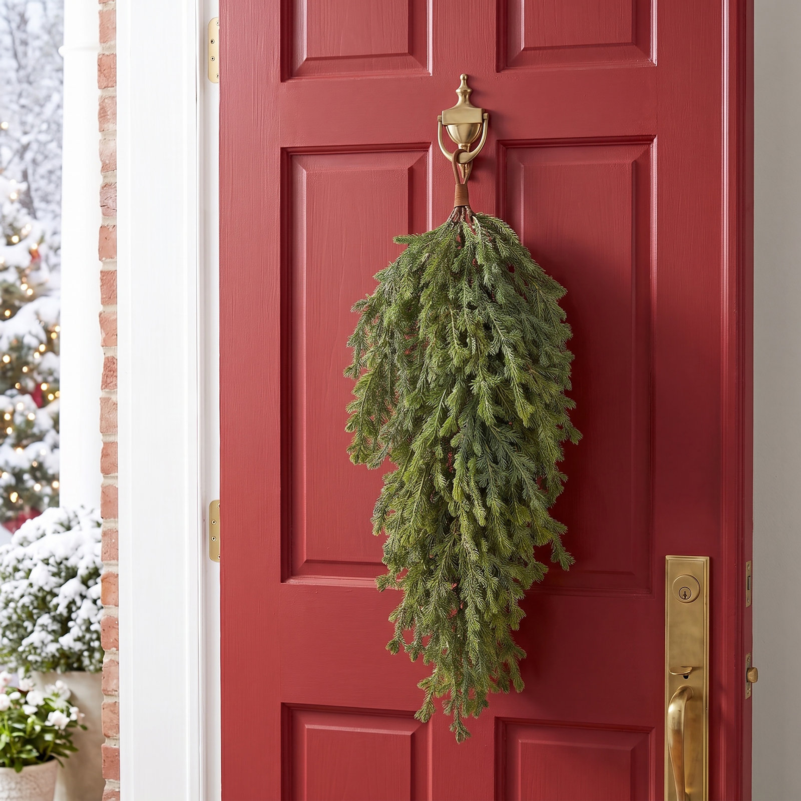 24" Weeping Mini Noble Fir Swag
