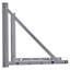 144cm W Steel Wall Mounted Shelving Unit