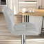 Baelin 2Pc Swivel Adjustable Height Stools, Backrest Footrest, Kitchen Chair Dining Furniture