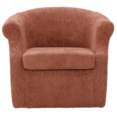 Buril Upholstered Swivel Barrel Chair