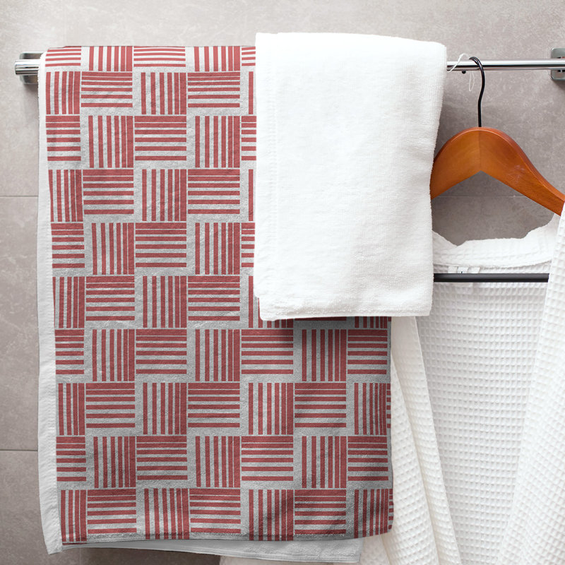 Jaya Bath Towel, Brown/Gray