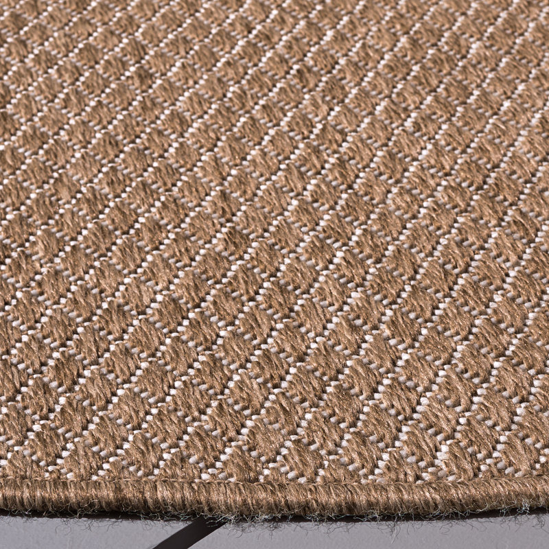 Sisal Performance 800 Performance Solid Color Indoor Rug, Round 6'7"