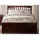 Mission Low Profile Solid Wood Platform Bed with Matching Footboard