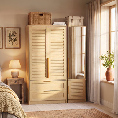 Armoire 3 portes avec miroir pleine grandeur