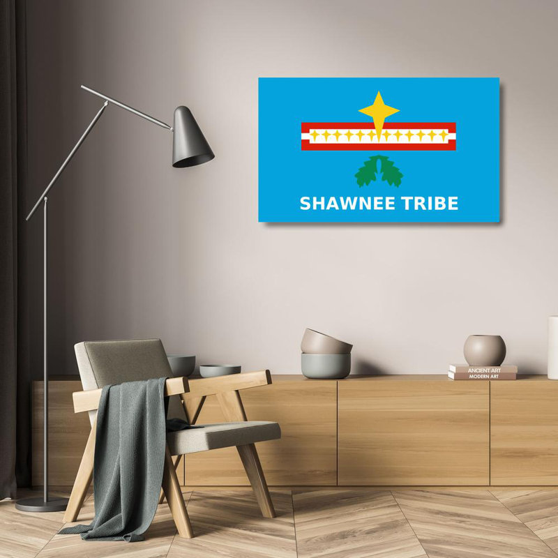 Native American Shawnee Tribe, 14" H x 24" W